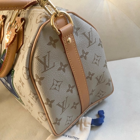 ❌Reserved❌Louis Vuitton Monopaname Speedy Bandouliere 25 Beige Ocher - Picture 8 of 13